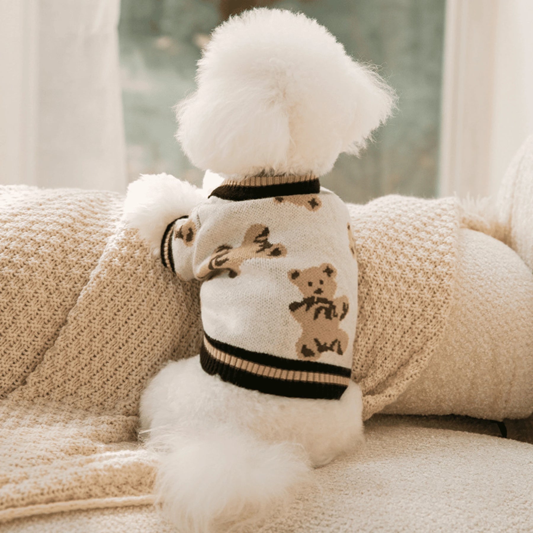 Cardigan Luxuoso Para Pet - SnoopyLuxe